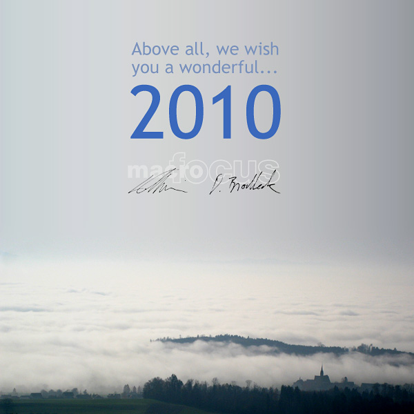 We wish you a wonderful 2010!